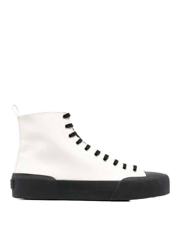 Jil Sander Sneaker High White-Black