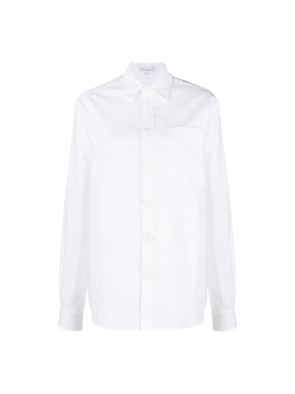 Jw Anderson Shirt Animal Button White