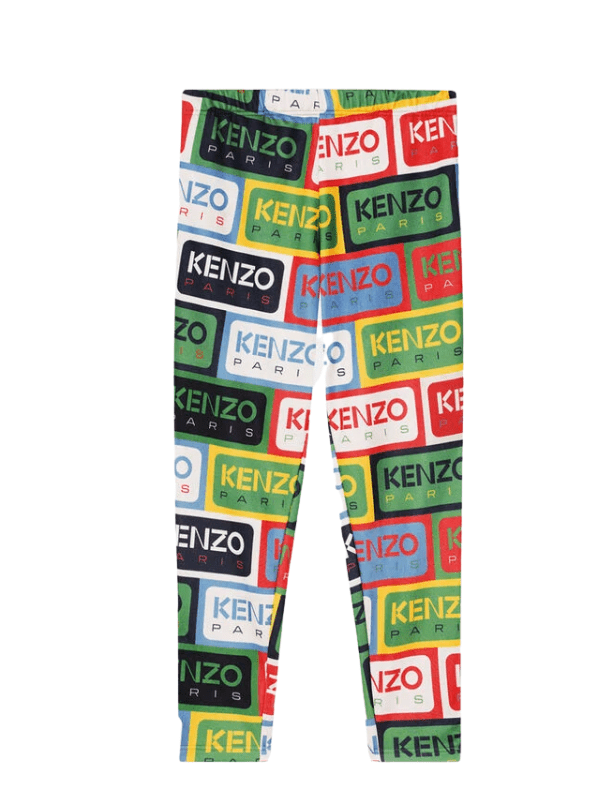 Kenzo  Track Pants Allover Logo Multi Color