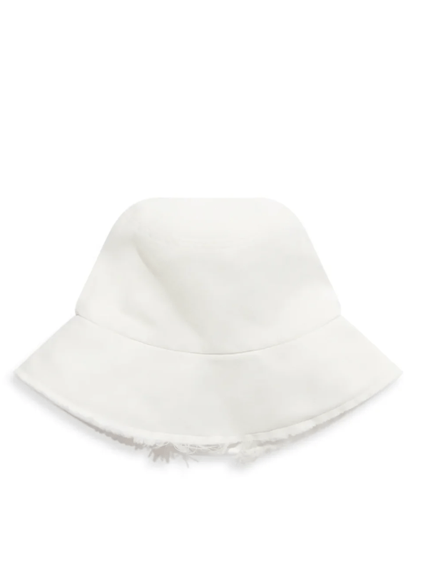 Comm Des Cargons Bucket Hat White