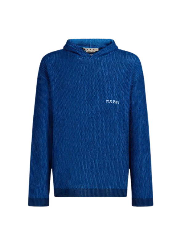 Marni Sweater Logo Blue