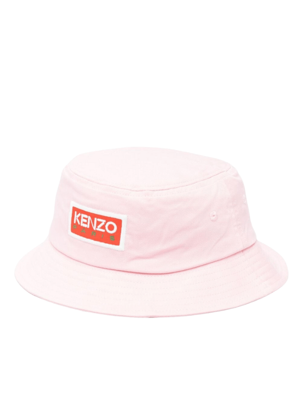 Kenzo Bucket Hat Logo Pink