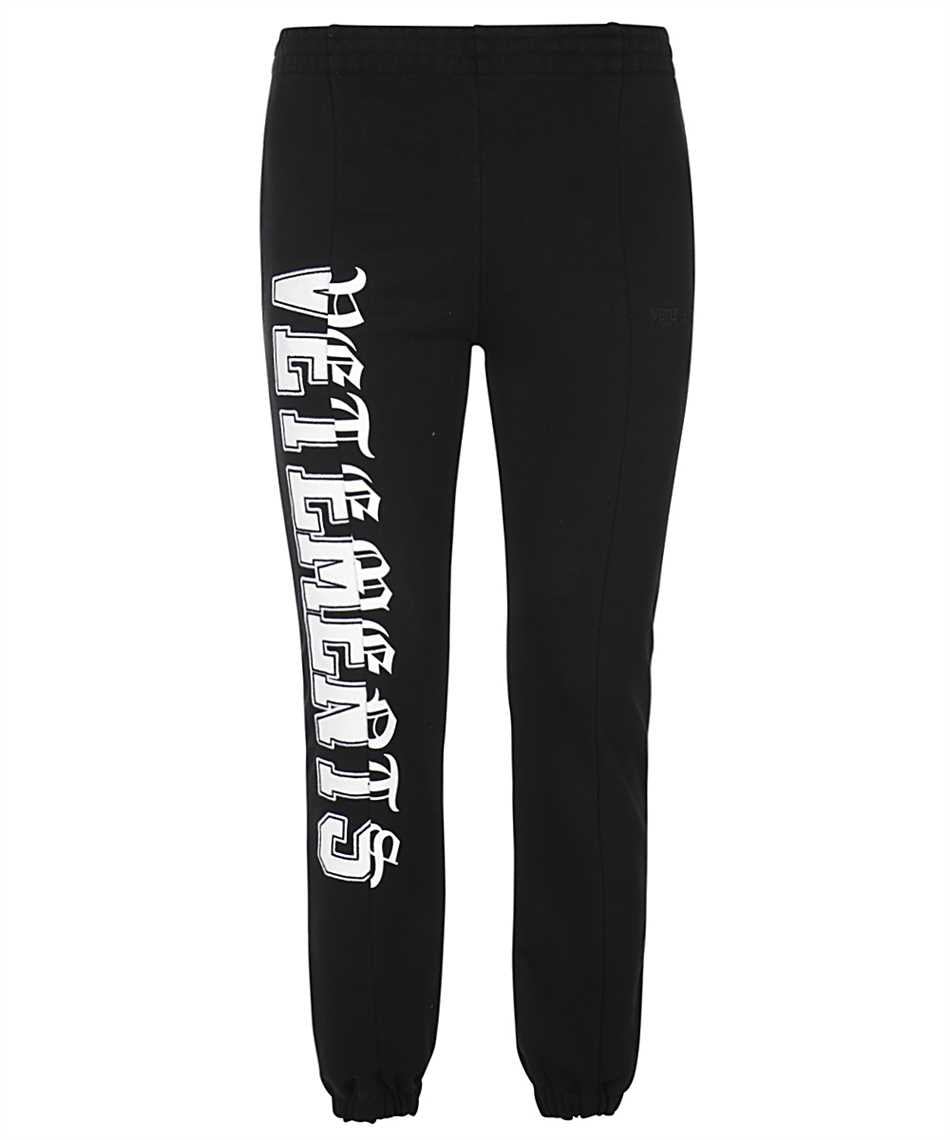 Vetements Track Pant Font Logo Black