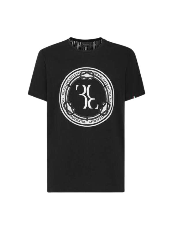 Billionaire T-Shirt Maco Logo Black - AL Capone PremiumClothingT-Shirts479-117