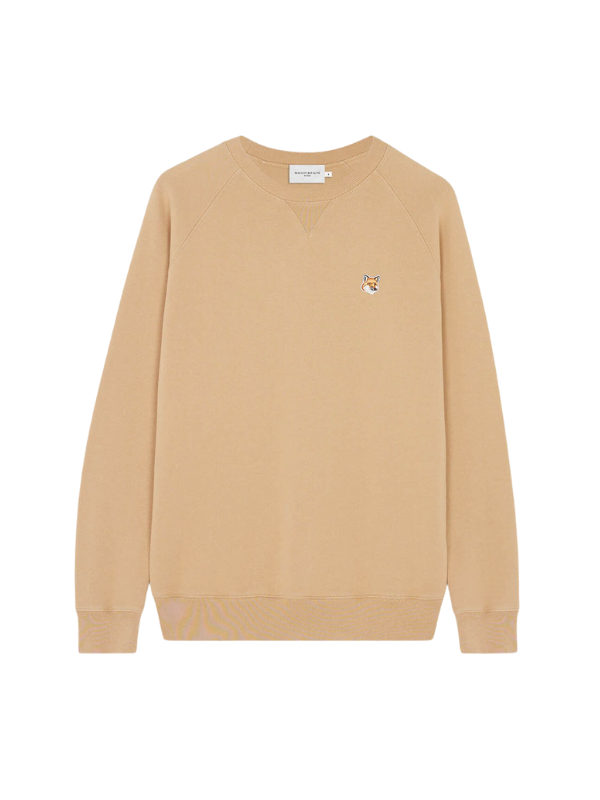 Maison Kitsune Sweater Fox Head Beige