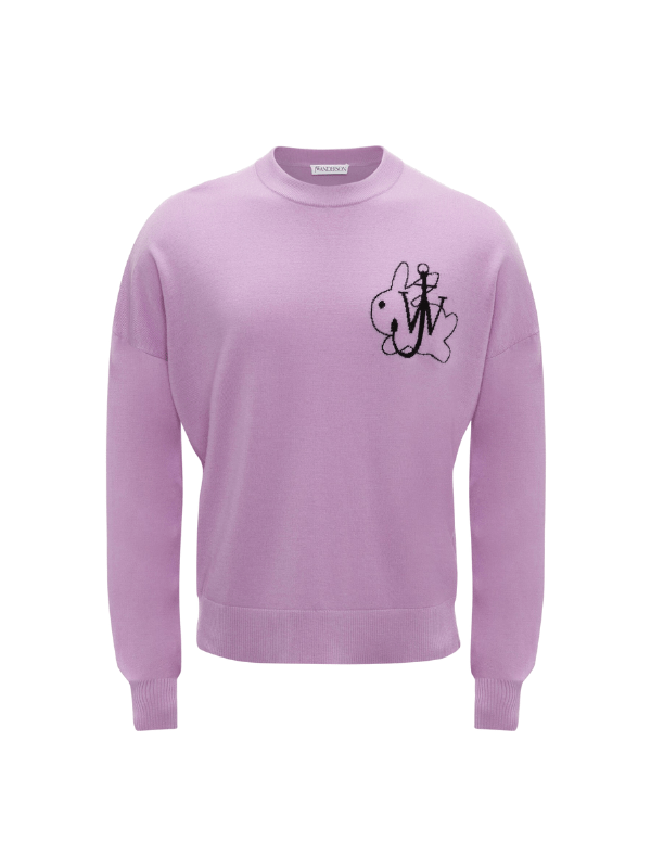 Jw Anderson Sweater Bunny Purple