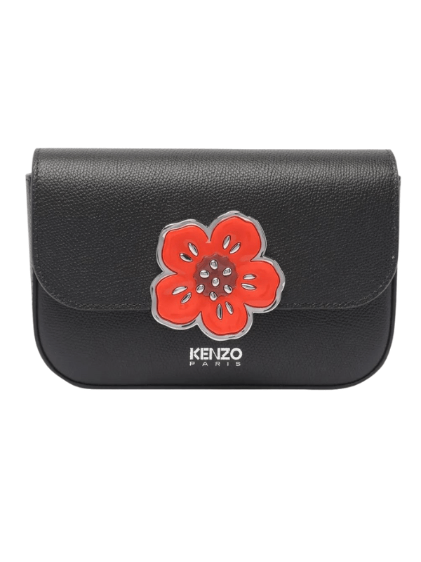 Kenzo Bag Crossbody Flower Black