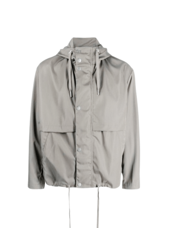 Ami Jacket Long Sleeve Hooded Grey