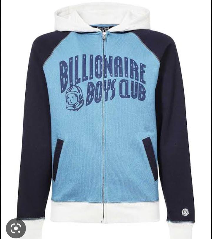 Billionaire Boys Club Jacket Varsity Hoodie Baby Blue - AL Capone PremiumClothingJackets727-41