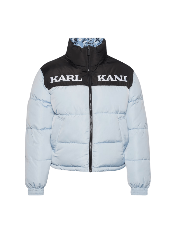 Karl Kani Jacket Retro Essential Puffer Light Blue - AL Capone PremiumClothingJackets1398-16
