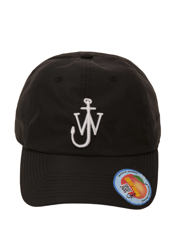 Jw Anderson Cap Baseball Logo Black-White