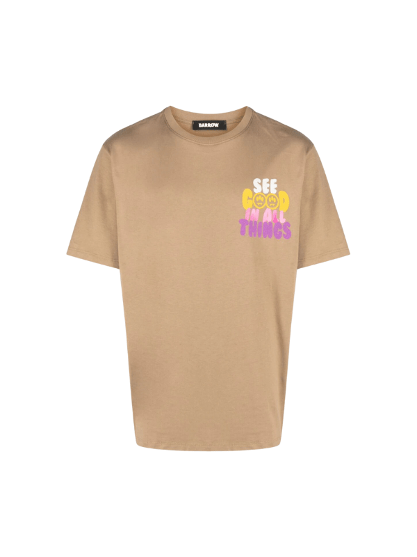 Barrow T-Shirt See Cool In All Things Logo Camel - AL Capone PremiumClothingT-Shirts1060-104