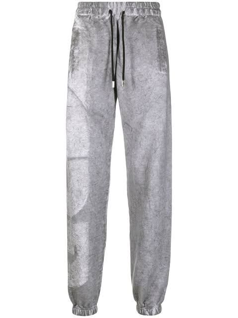 Gcds  Track Pants Logo Smoke Grey