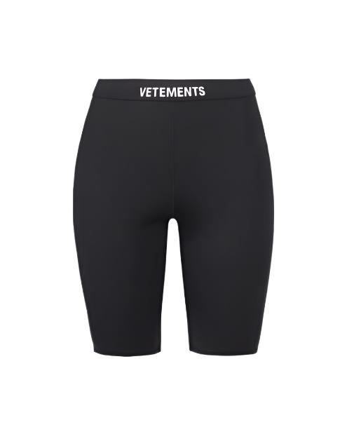 Vetements Shorts Logo Black