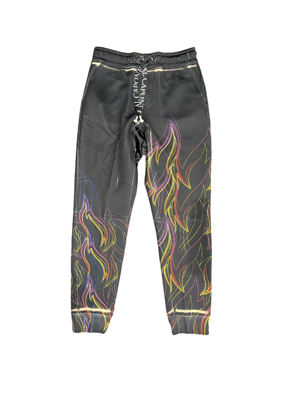 Plus Pants Perry Inferno Ac Flames Black