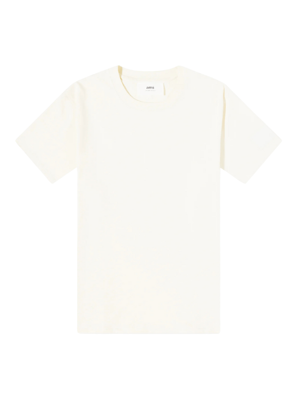 Ami T-Shirt Logo Sleeve White