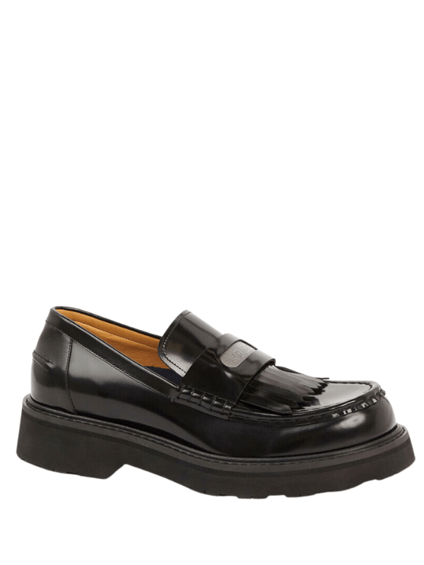 Kenzo Shoe Calf Leather Black